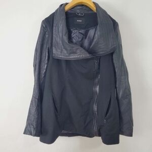 RUDSAK Leather Sleeve Jacket